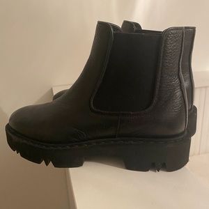 Aquatalia leathers boots
